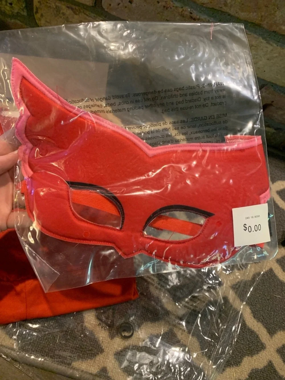 PJ Mask Owlette Costume size toddler 3t/4t